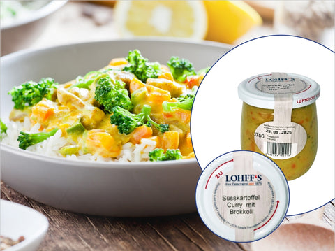 Süsskartoffel- Broccoli Curry
